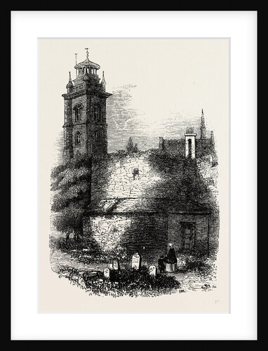 St. Giles's, Cripplegate, Showing the Old Wall by Anonymous