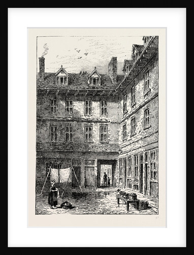 Goldsmith's House, Green Arbour Court, About 1800 by Anonymous