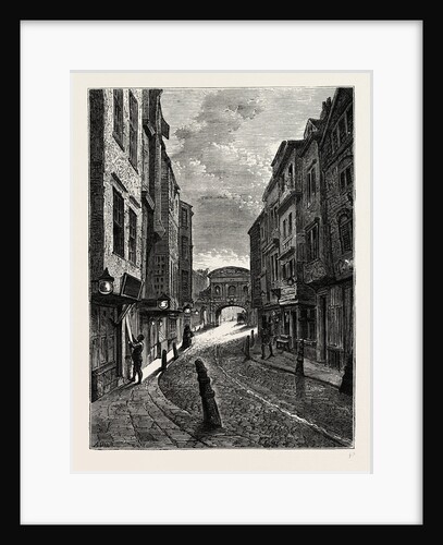 Butcher's Row in 1800 by Anonymous