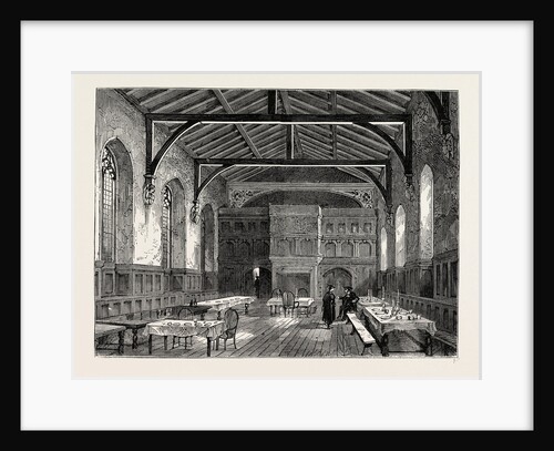 The College Hall, Westminster School by Anonymous