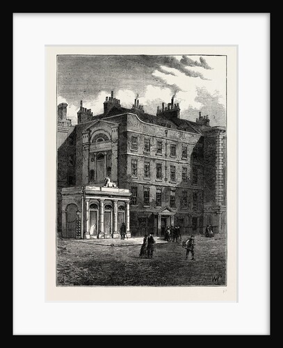 Messrs. Christie And Manson's Original Auction Rooms by Anonymous