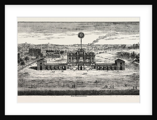 Public Fireworks, 1748 by Anonymous