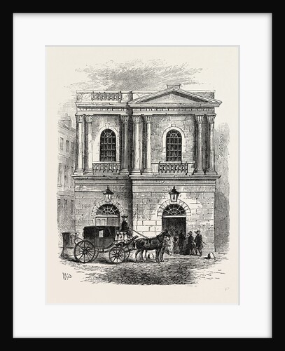Entrance to the Old Opera House, 1800 by Anonymous