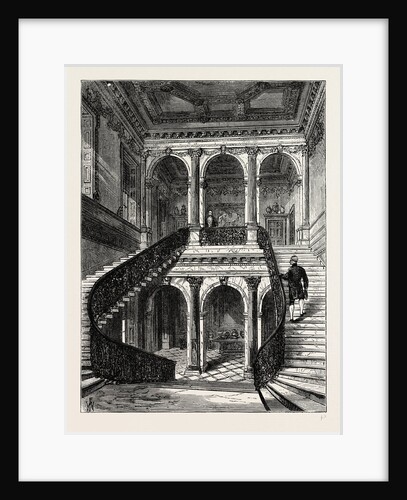 The Grand Staircase, Chesterfield House by Anonymous