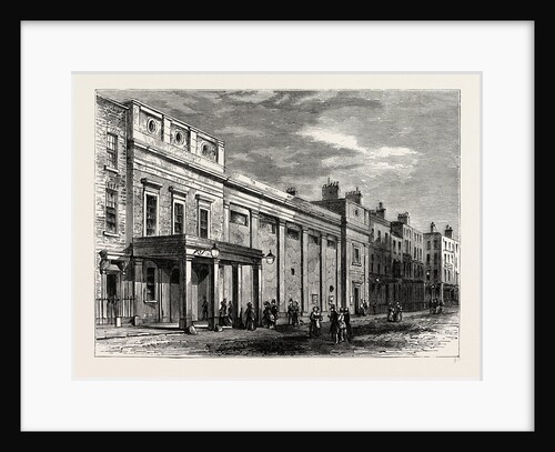 Exterior of the Tottenham Street Theatre, 1830 by Anonymous