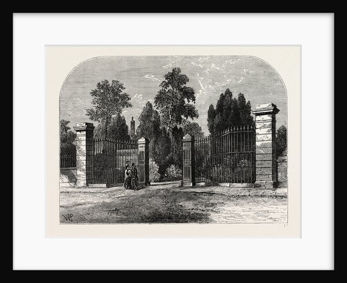 Entrance to Brompton Cemetery by Anonymous