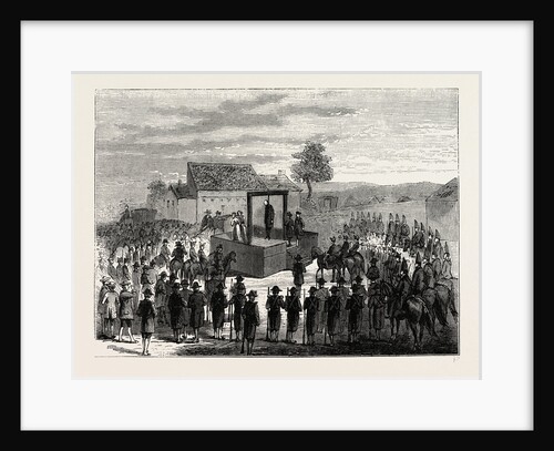 Execution of Lord Ferrers At Tyburn by Anonymous
