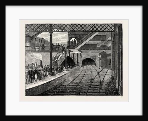 King's Cross Underground Station in 1868 by Anonymous