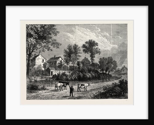 Farm in the Regent's Park, 1750 by Anonymous