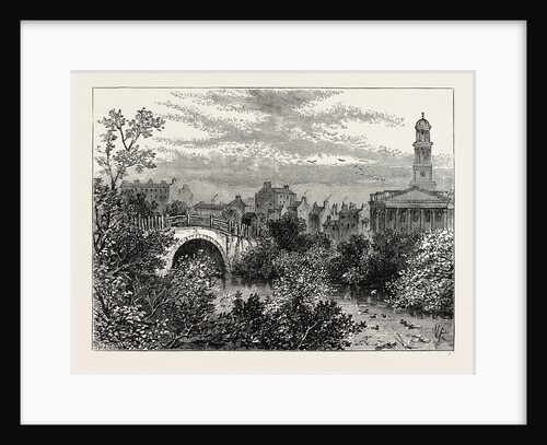 Old Bridge Over the Lake, Regent's Park, in 1817 by Anonymous