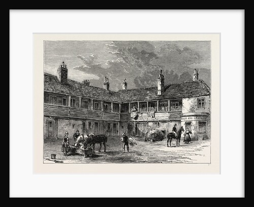 Court-yard of the rose And Crown, 1820 by Anonymous