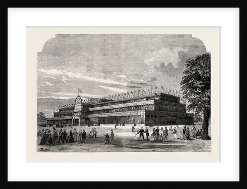 Exterior of the Great Exhibition of 1851 by Anonymous
