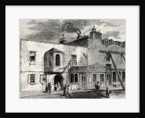 The gun Tavern, 1820 by Anonymous