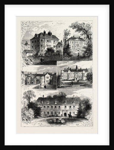 Old Mansions in Chelsea, 19th Century by Anonymous