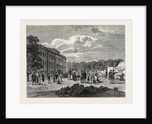 Encampment in the Gardens of Montagu House, 1780 by Anonymous