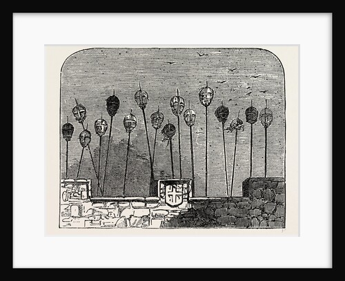 Heads On Old London Bridge by Anonymous