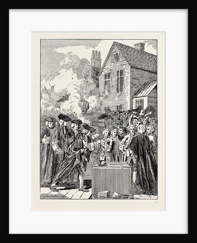 Laying the Foundation-stone of Blackfriars Bridge, 1760 by Anonymous