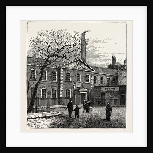 Printing House Square And the times Office, 1870 by Anonymous