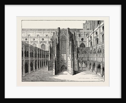 The Chapter House of Old St. Paul's, From A View By Hollar by Anonymous