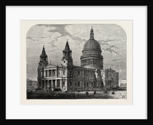 Exterior of St. Paul's from the South-west, 1800 by Anonymous
