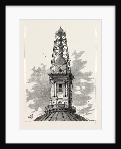 The Scaffolding And Observatory On St. Paul's, 1848 by Anonymous