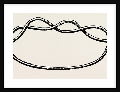First stage of the surgeon's knot by Anonymous
