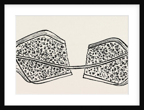 The fragments cut square and the wire in position by Anonymous