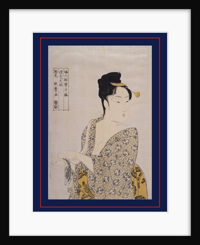 Ten types in the physiognomic study of women by Utamaro Kitagawa