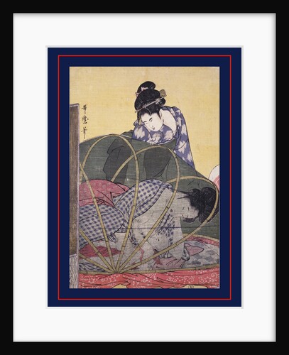 Horo-gaya, Mosquito net for a baby by Utamaro Kitagawa