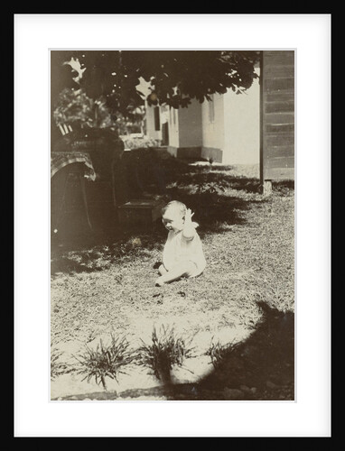 Child in the grass by Anonymous