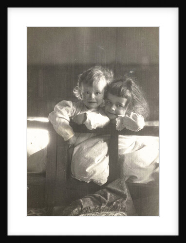 Marba and Eckart Titzenthaler, children of the photographer by Waldemar Titzenthaler