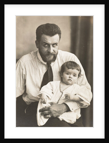 Waldemar Titzenthaler, the photographer, with his daughter Marba by Waldemar Titzenthaler