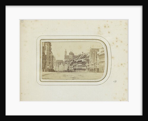 Maximilian Street facades in Augsburg, Germany, Basilica of St. Ulrich and Afra by Anonymous