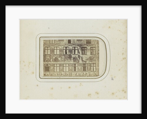 Fresco on a facade of the former home of Hans Jakob Fugger in Augsburg Germany by Anonymous