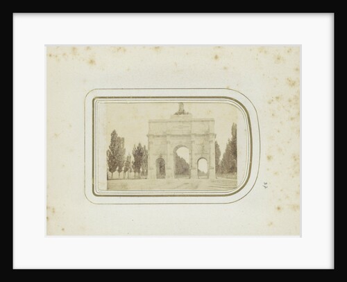 Triumphal Arch (Siegestor) to the Ludwigstrae in Munich, Germany by Anonymous