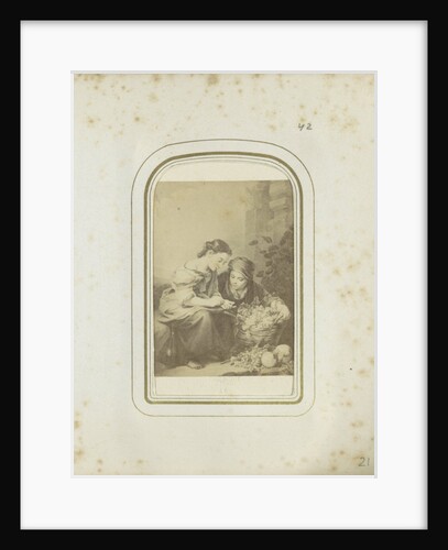 lithograph of a painting by Bartolomé Esteban Perez Murillo, Piloty & Löhle by Anonymous