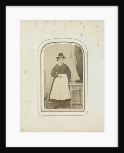 Woman in German costume, presumably Bavarian, Germany by Anonymous