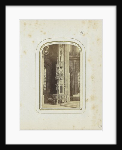 Tabernacle of St. Lawrence Church in Nuremberg, Germany, with the image of Adam Kraft by Anonymous