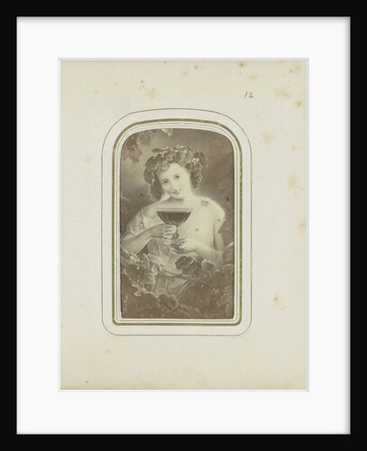 painting of a bacchante by August Riedel at Villa Rozenstein in Stuttgart, Germany by Anonymous