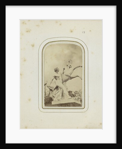 Sculpture of a horse tamer in a park at Canstatt, Germany by Anonymous