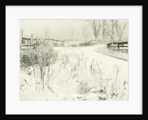 Winter landscape in the countryside by William B. Post