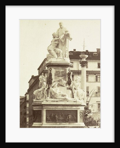 Monument to Camillo Benso Conte di Cavour by Giovanni Battista Duprè in Turin, Torino Piedmont Italy by Anonymous