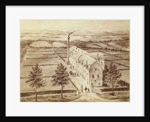 Drawing or picture of Anna factory in Noordwijk by Abraham Koorenhoff