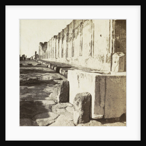 Fountain of plenty to Pompeii, Italy, Photographie Artistique, c. 1865 by Anonymous