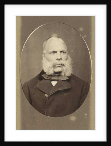 Portrait of an unknown gentleman with whiskers by Joseph Swaab