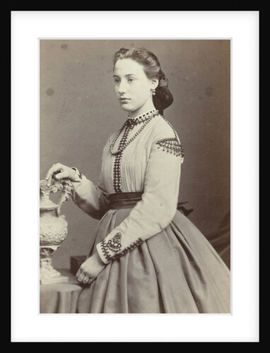 Portrait of a woman by J. Baer