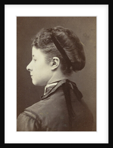 Portrait of a woman by J. Baer