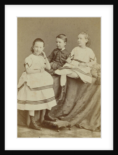 Portrait of three children by Bernard Bruining