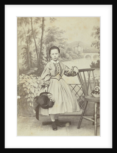 Portrait of a girl by Jacobus van Gorkom Jr