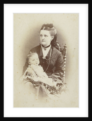 Portrait of a woman with a baby by WJ Gram Mann